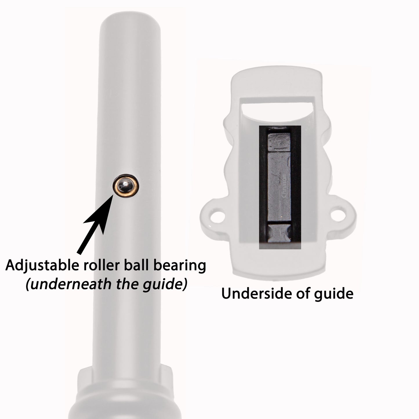 8" Surface Bolt, Fancy - Flat Black (B10108-19)