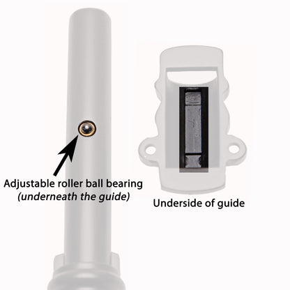 8" Surface Bolt, Fancy - Polished Brass (B10108-3)