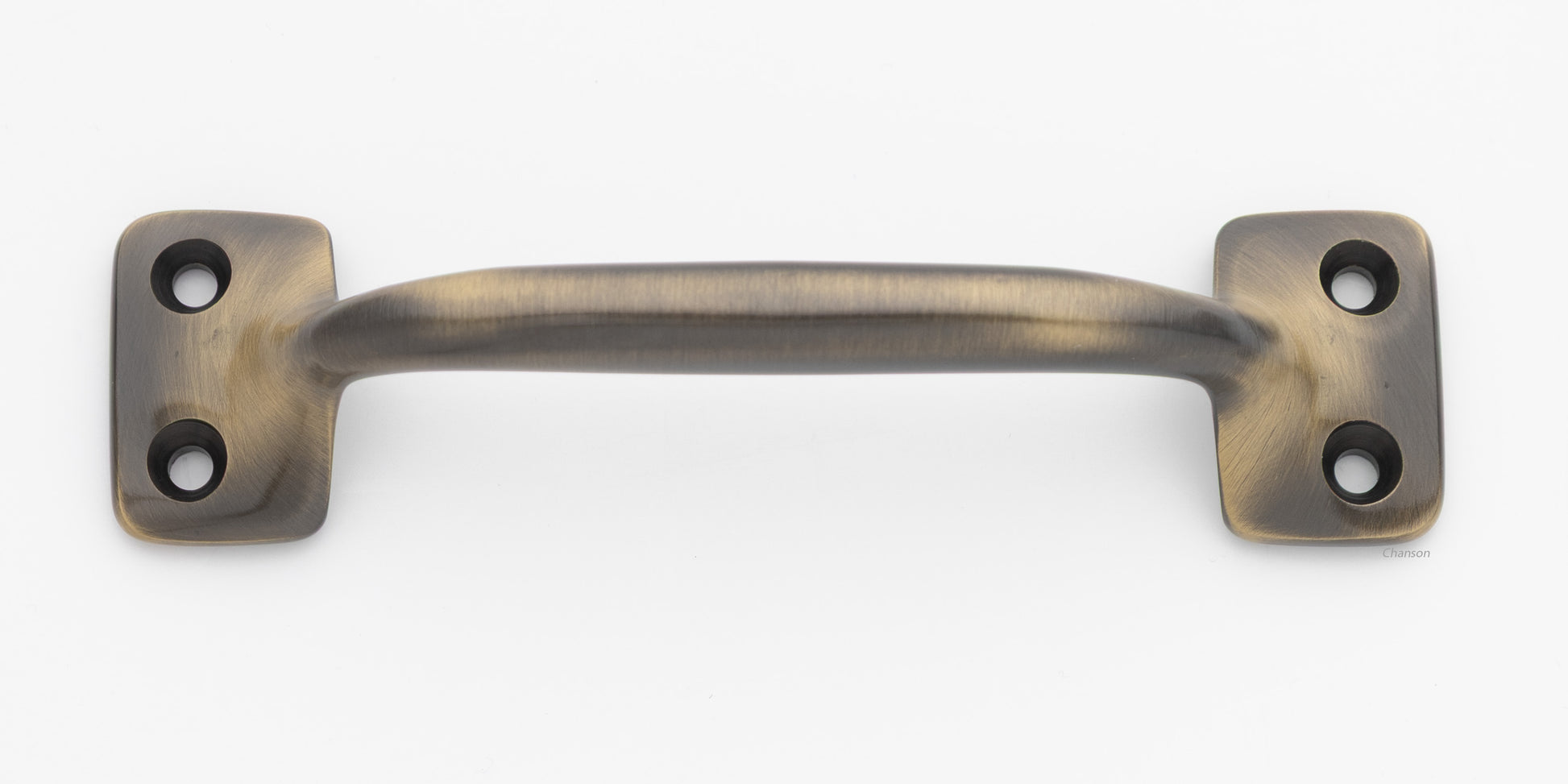 4 inch solid brass sash window bar lift or pull handle for cabinet drawer or door in antique brass US5 finish