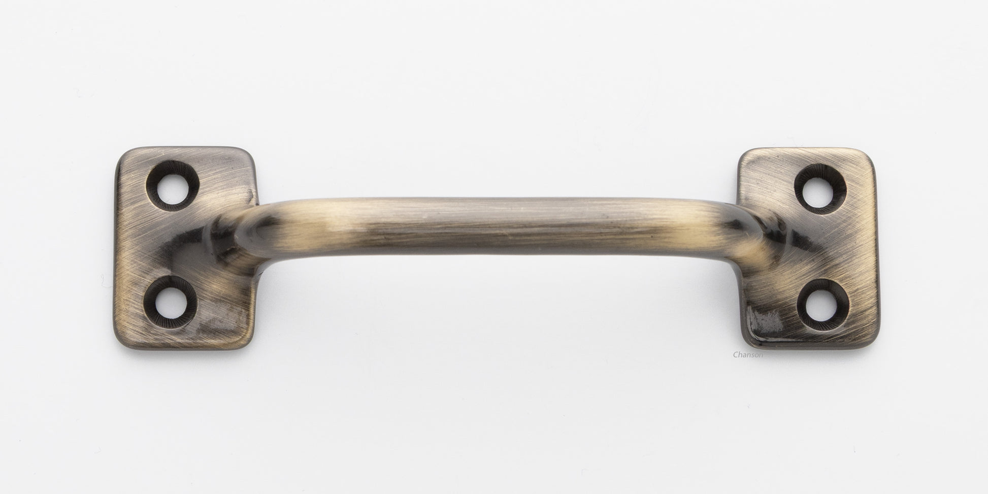 3.5 inch solid brass sash window bar lift or pull handle for cabinet drawer or door in antique brass US5 finish