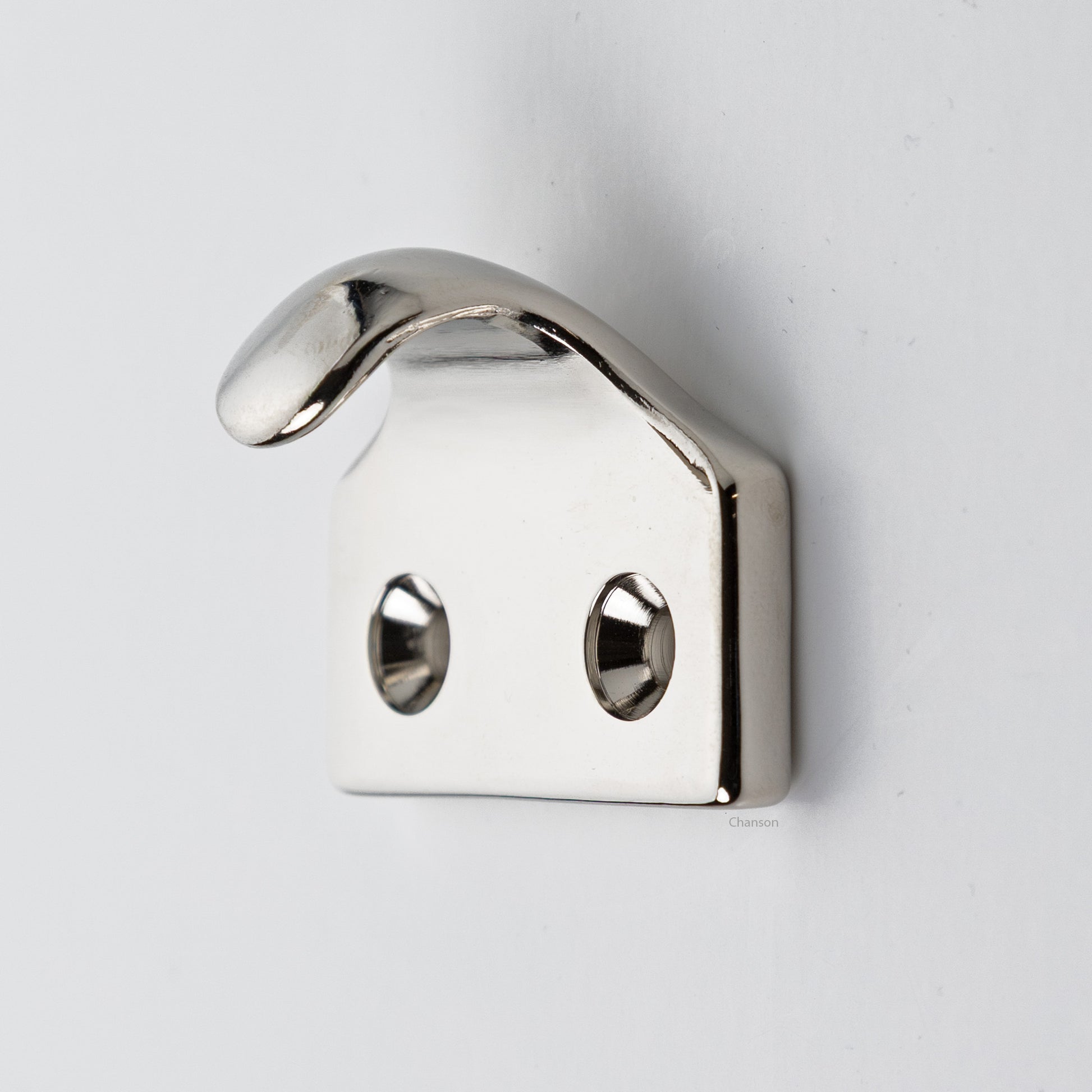 A classic hook type sash lift that is made from heavy duty forged solid brass in polished nickel US14 finish