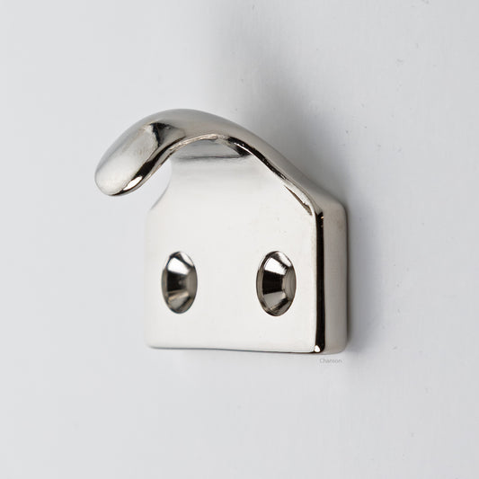 A classic hook type sash lift that is made from heavy duty forged solid brass in polished nickel US14 finish