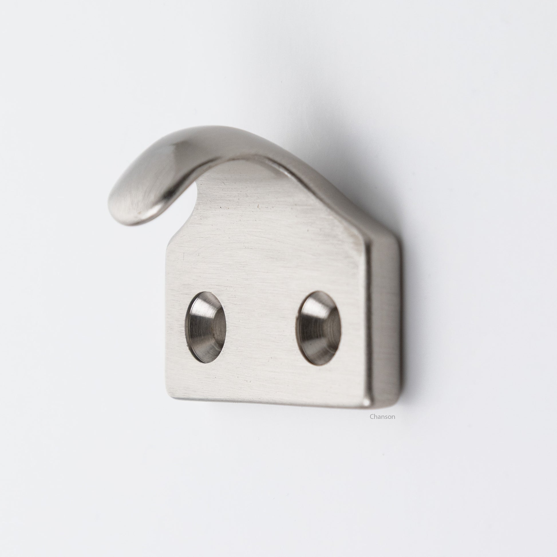 A classic hook type sash lift that is made from heavy duty forged solid brass in satin or brushed nickel US15 finish