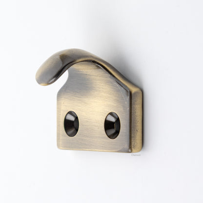 A classic hook type sash lift that is made from heavy duty forged solid brass in antique brass US5 finish