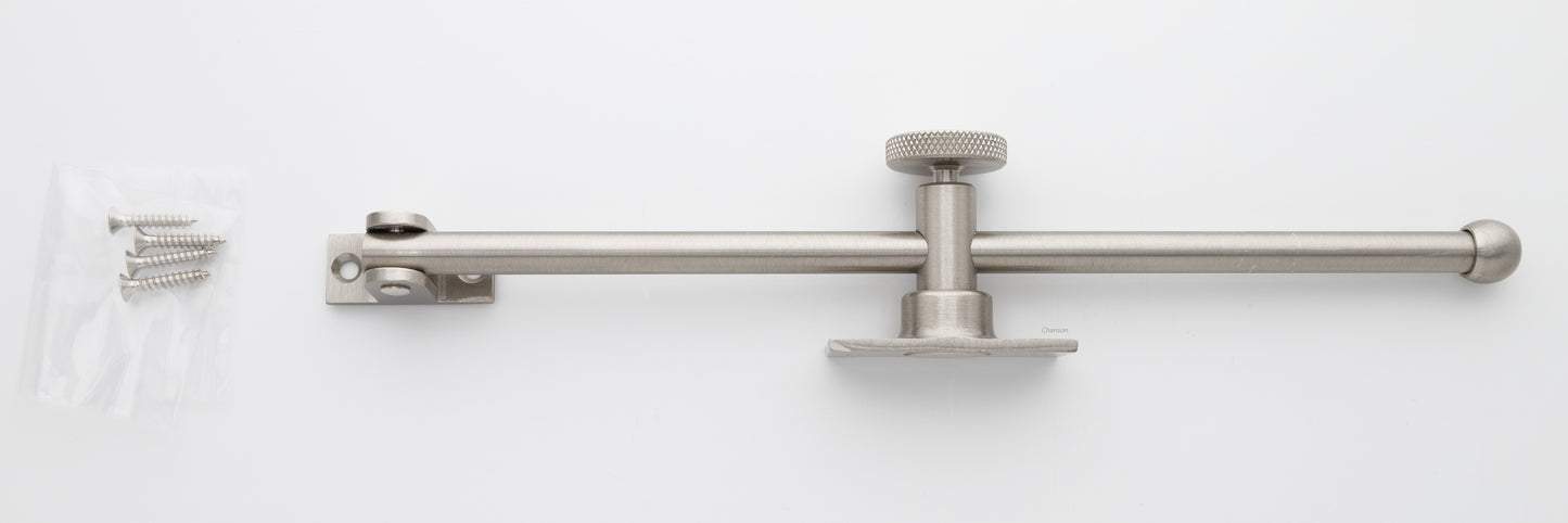 10" Casement Window Adjuster/ Adjustable Stay - Satin Nickel (W30110-15)