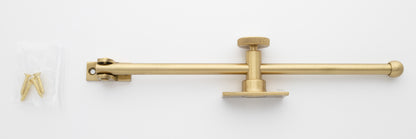 10" Casement Window Adjuster/ Adjustable Stay - Satin Brass (W30110-4)