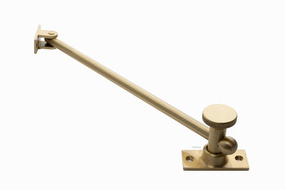 10" Casement Window Adjuster/ Adjustable Stay - Satin Brass (W30110-4)