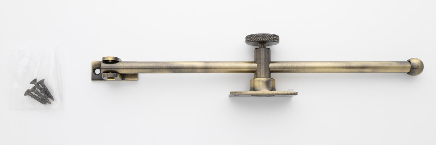 10" Casement Window Adjuster/ Adjustable Stay - Antique Brass (W30110-5)